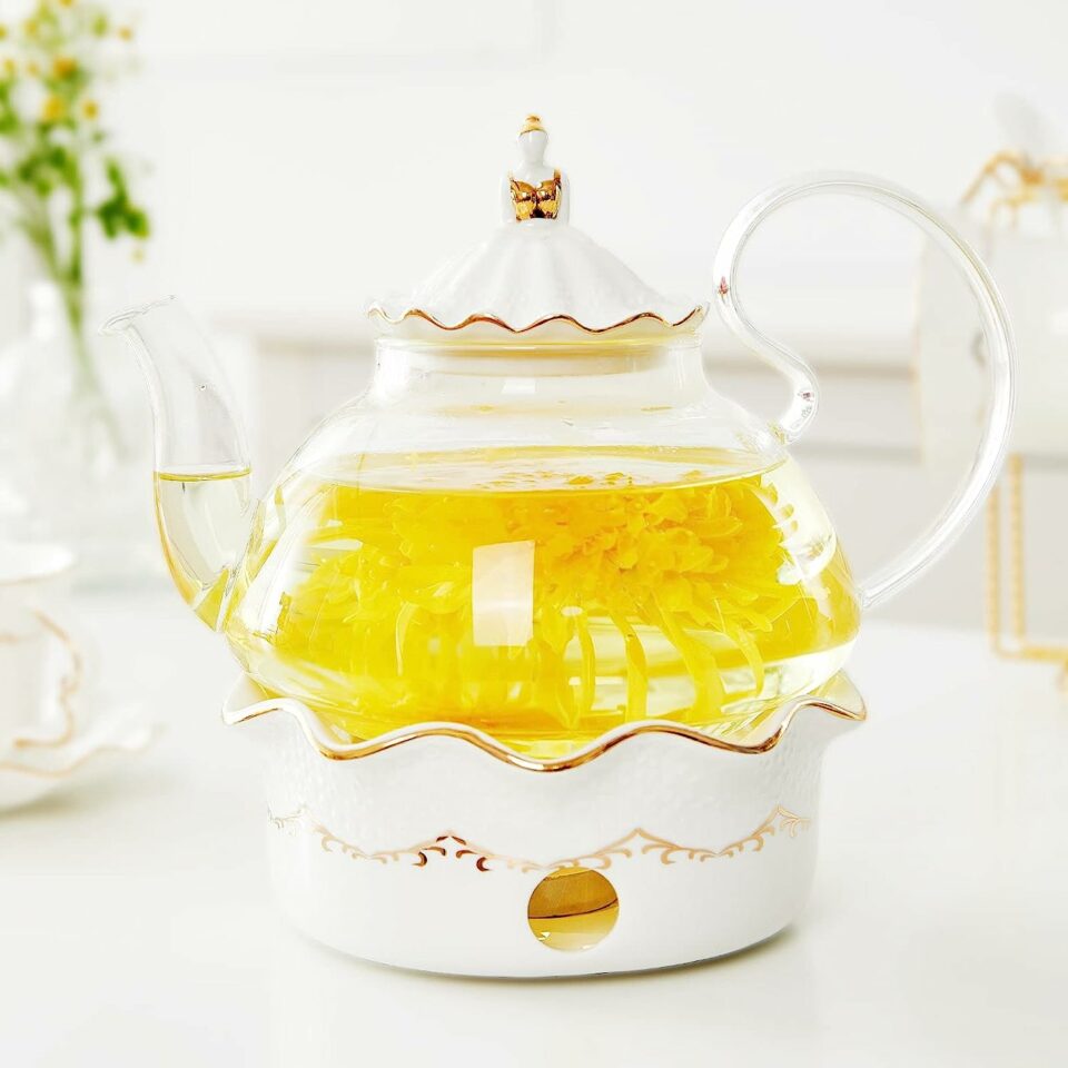 Blooming tea pot
