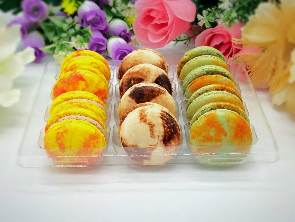 Tea party macarons
