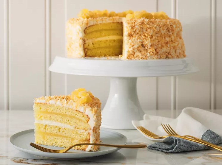 Tropical Pineapple-Coconut Cake