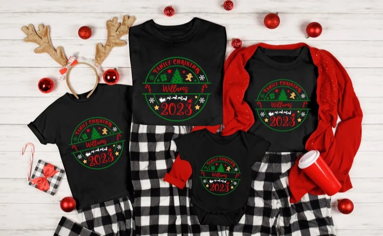 Family Christmas Custom 2023 Shirt