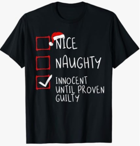 Nice Naughty Innocent List T-Shirt