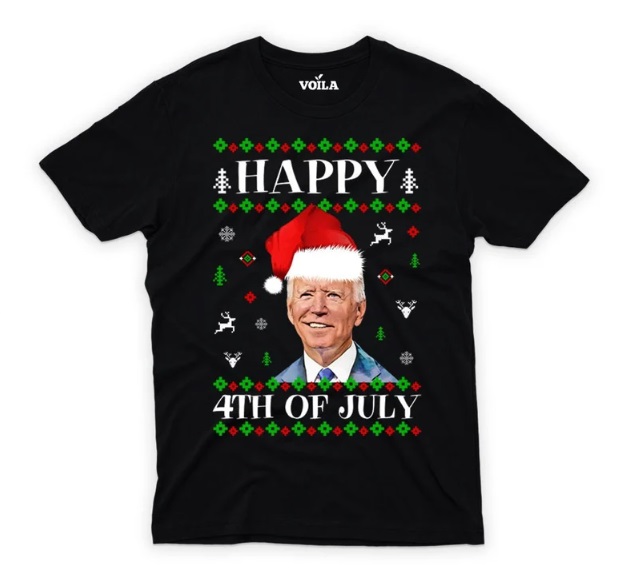 Santa Joe Biden Christmas T-Shirt