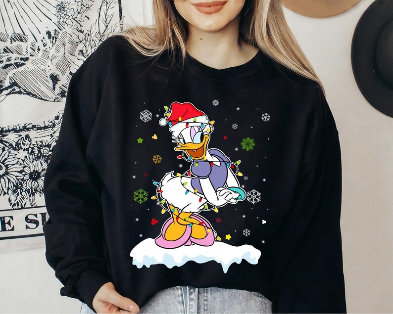 Disney Snow Merry Christmas Shirt