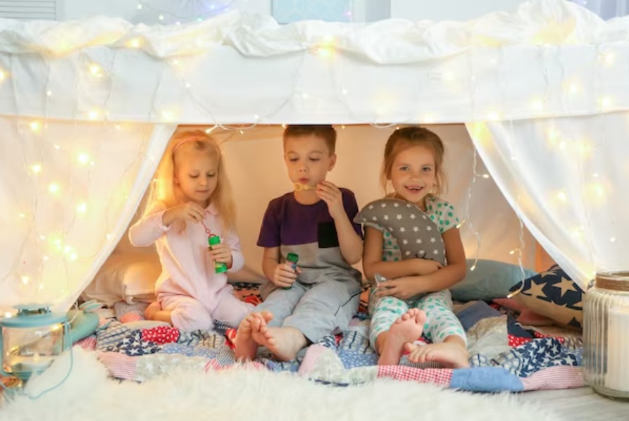 Indoor Camping Party