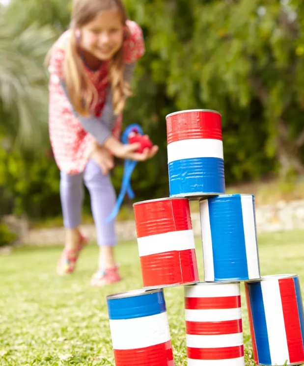 Outdoor Can Toss