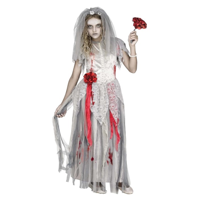 Zombie bride costume