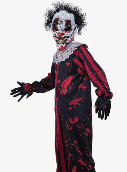 Scary clown costume