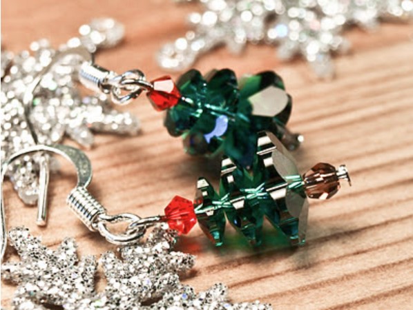 Jewelry Christmas Tree Earrings