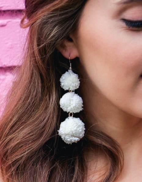 Cute Pom Pom Earring 