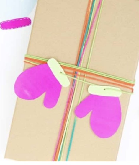 Cute Paper Mitten Gift Tags