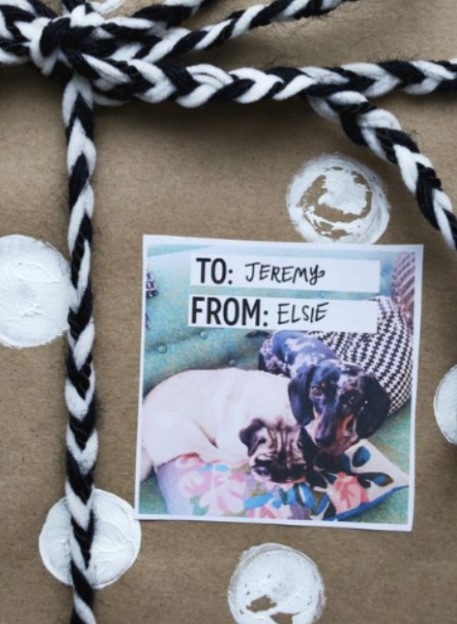 Instagram Photo Inspired Gift Tag