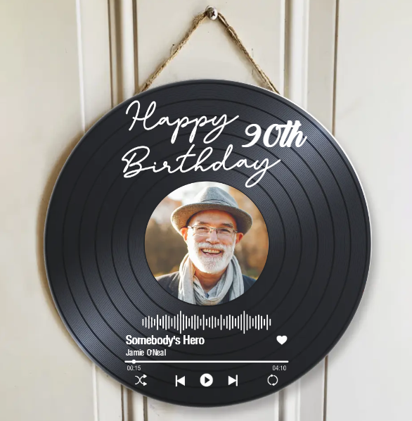 90th Birthday Personalized Gifts for Men