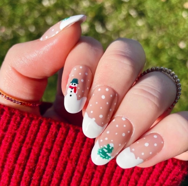 Snowman Nail Decorations