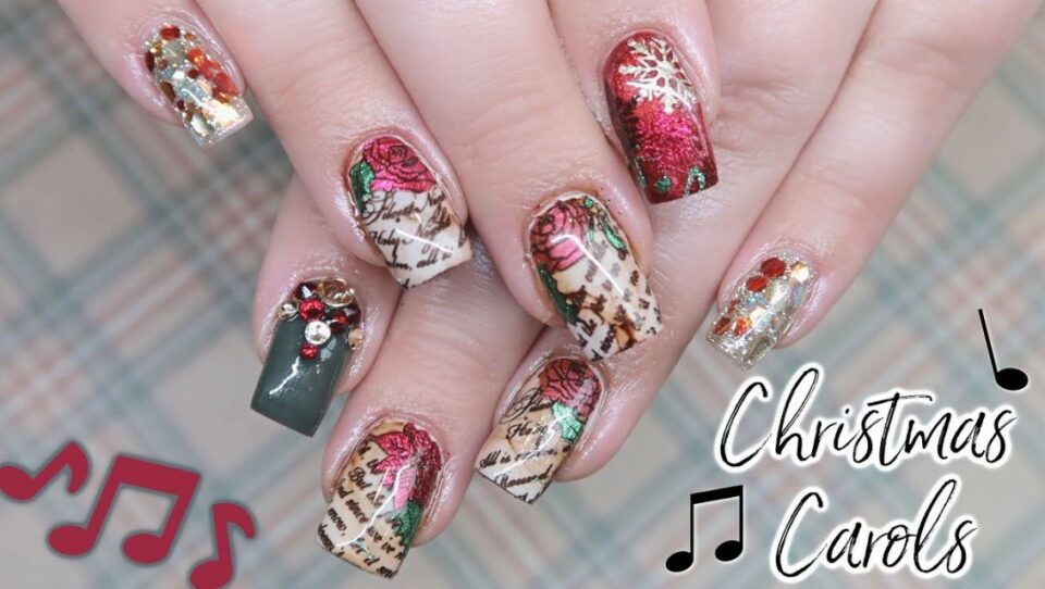 Christmas Carol Nails