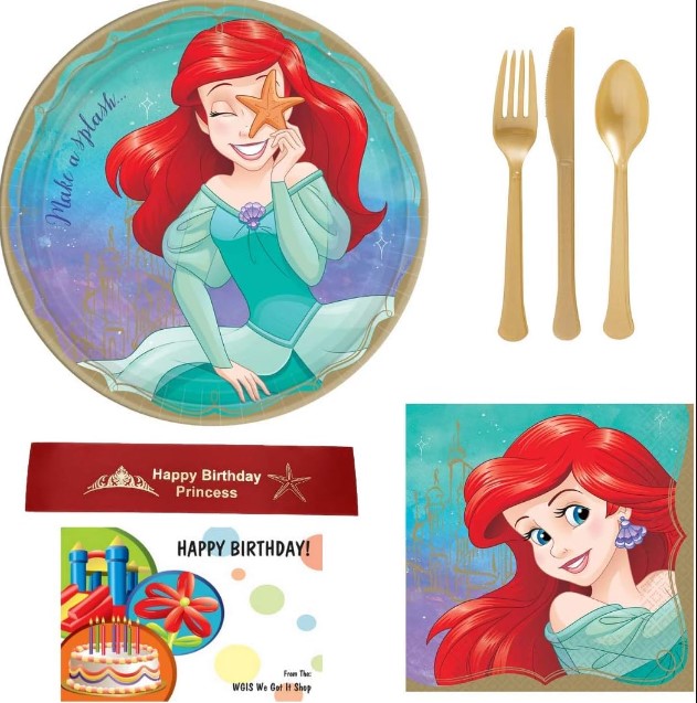 Ariel Birthday Party Supplies