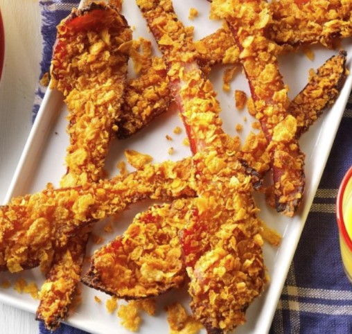 Cornflake-Coated Crispy Bacon