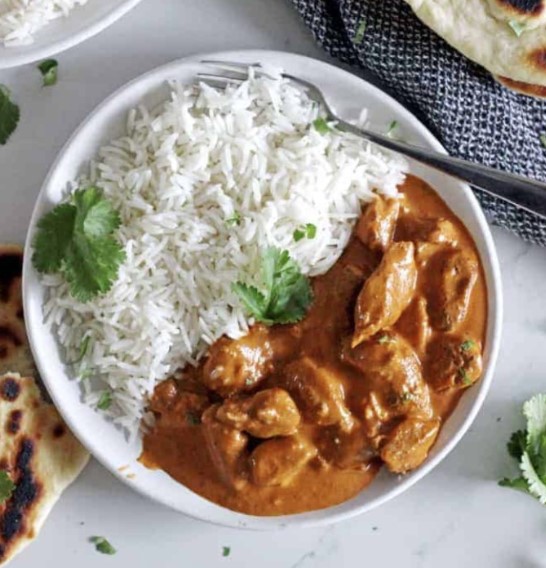 Rice with Butter Chicken Recipe