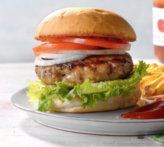 Grilled Pork Burgers