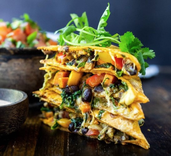 Farmers Market Veggie Quesadillas