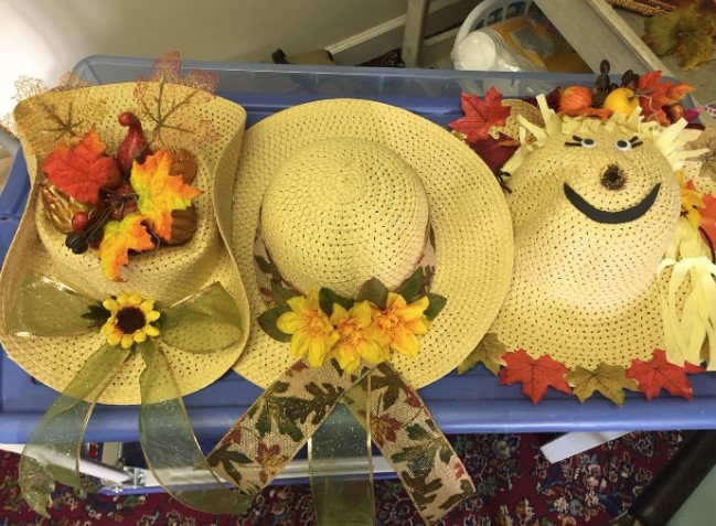 Straw Hat Decor