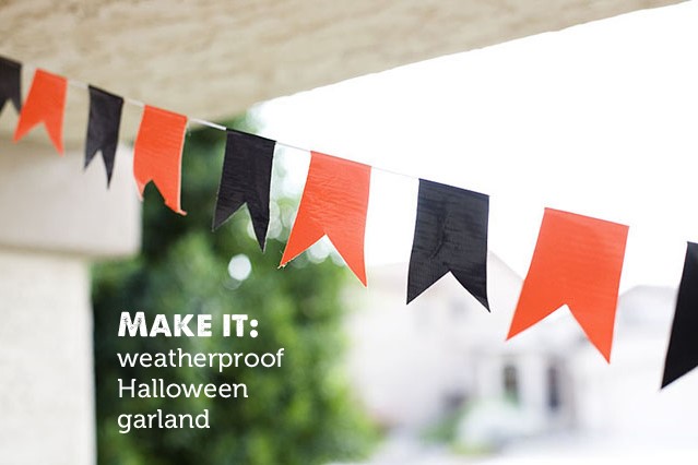 DIY Outdoor Halloween Garland