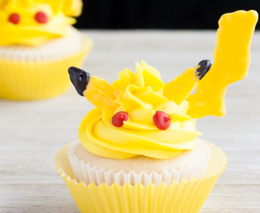 Pikachu cupcake
