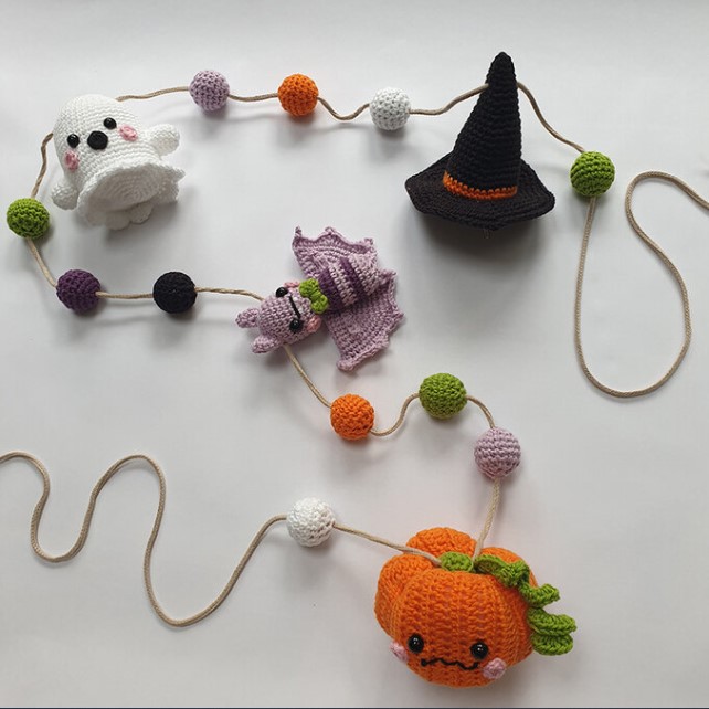 Halloween Crochet Garland