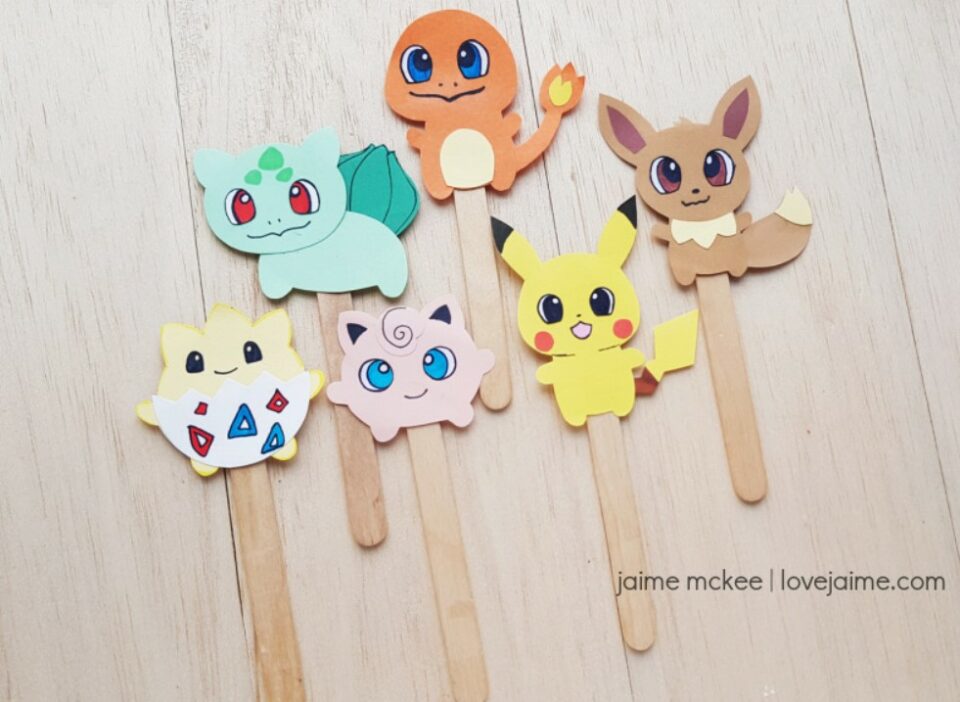 Pokemon puppets
