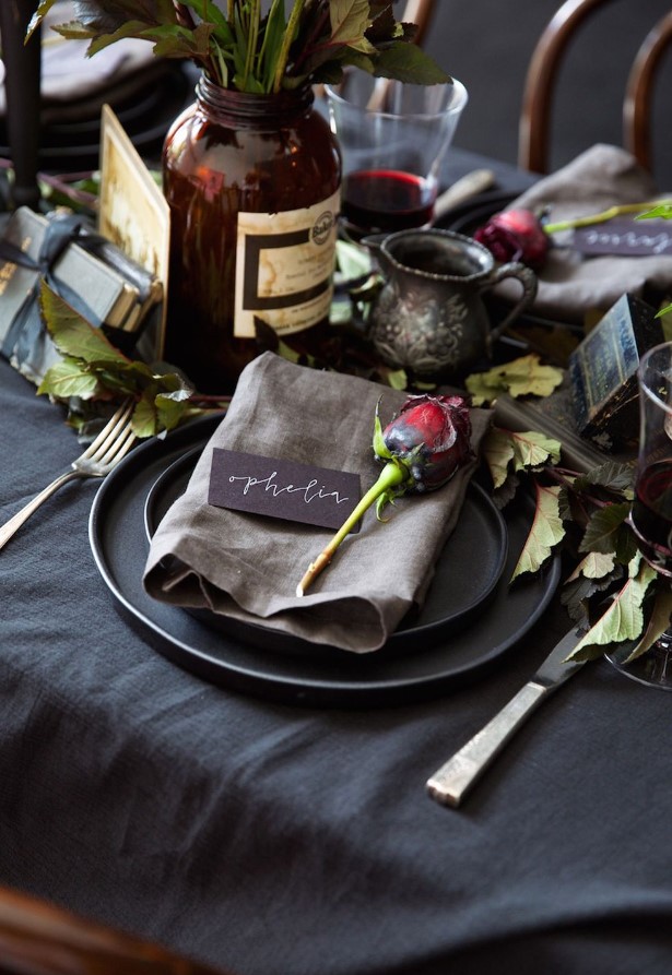 Halloween Birthday Party Tablescape