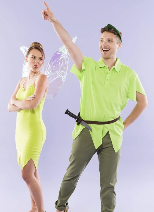 Tinkerbell and Peter Pan costumes