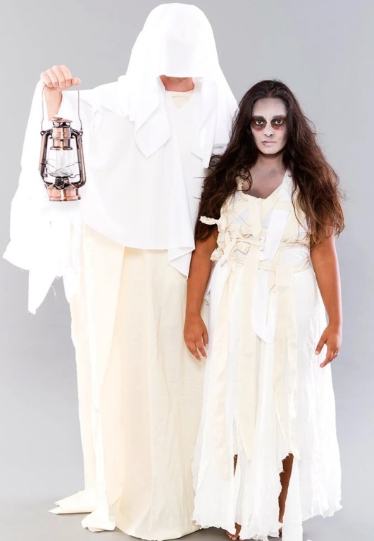 Ghost and Mummy costumes