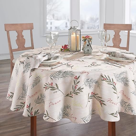 Vintage Christmas Tablecloth