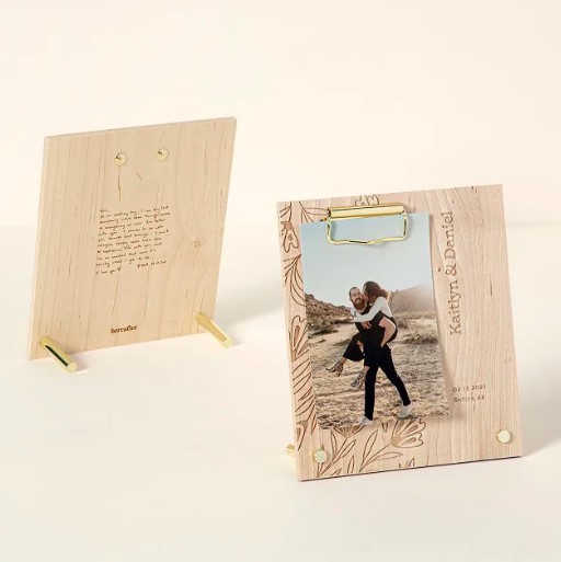 Personalized Couple's Message Picture Frame