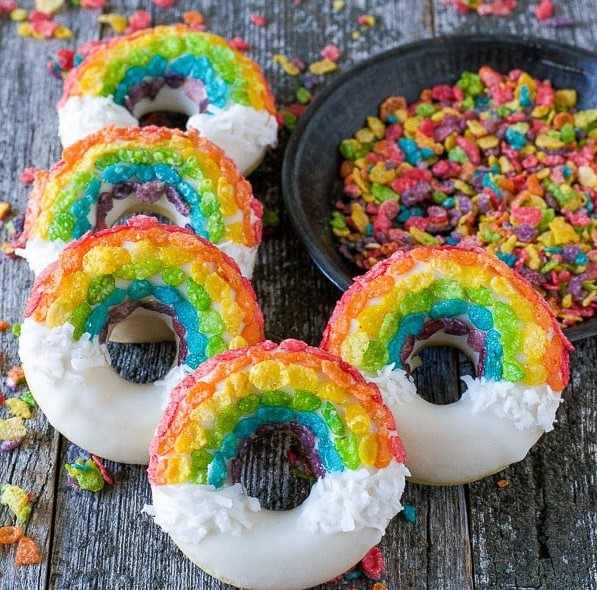 Rainbow Donuts