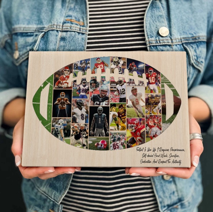 Football Is Like Life Requires Customized Canvas Poster