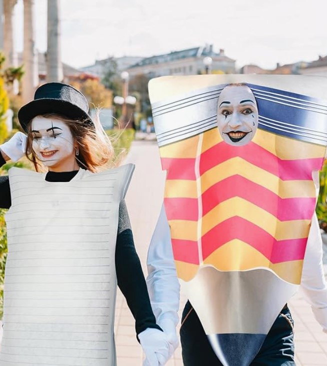 Pencil and Notebook costumes