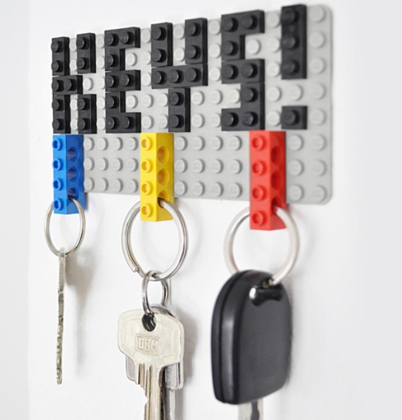 DIY LEGO key organizer