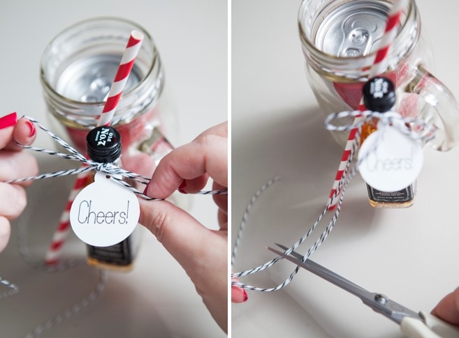 DIY Mason Jar Cocktail Gifts