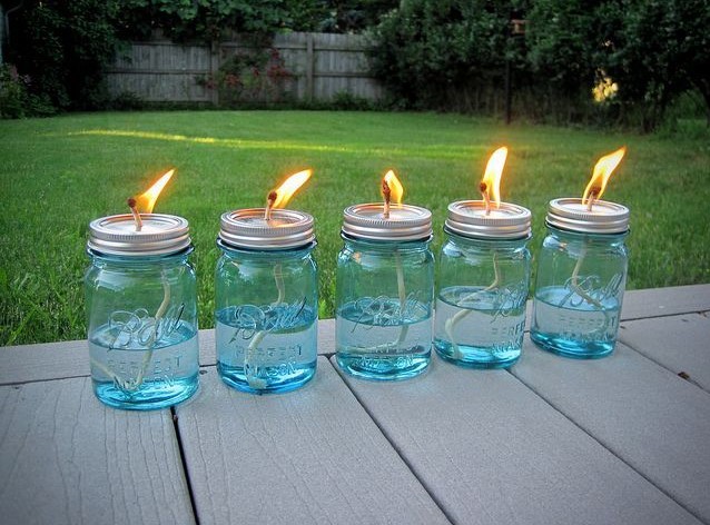DIY Citronella Paint Can Candles