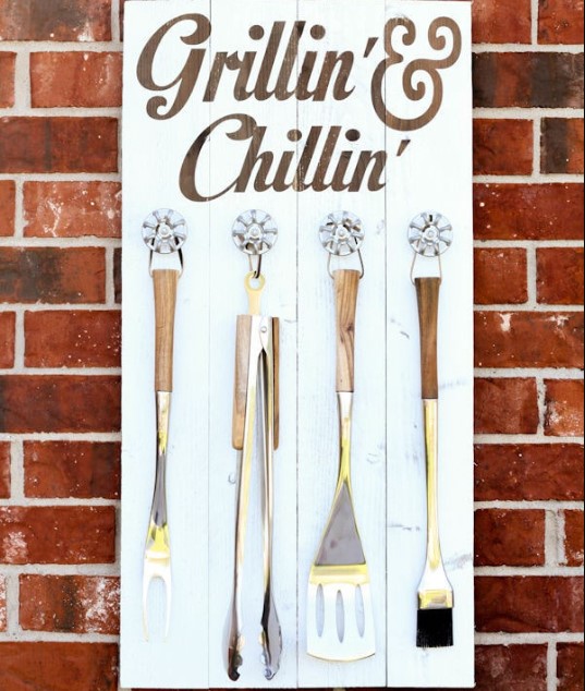 DIY Grill Set Holder