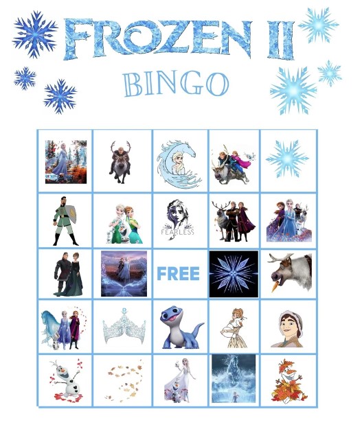 Frozen Bingo Play 
