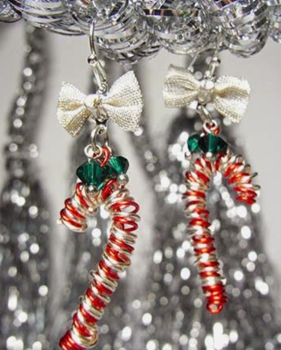 Candy Cane Earrings