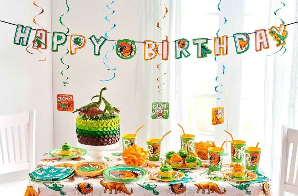 Dinosaur Birthday Banner Kit