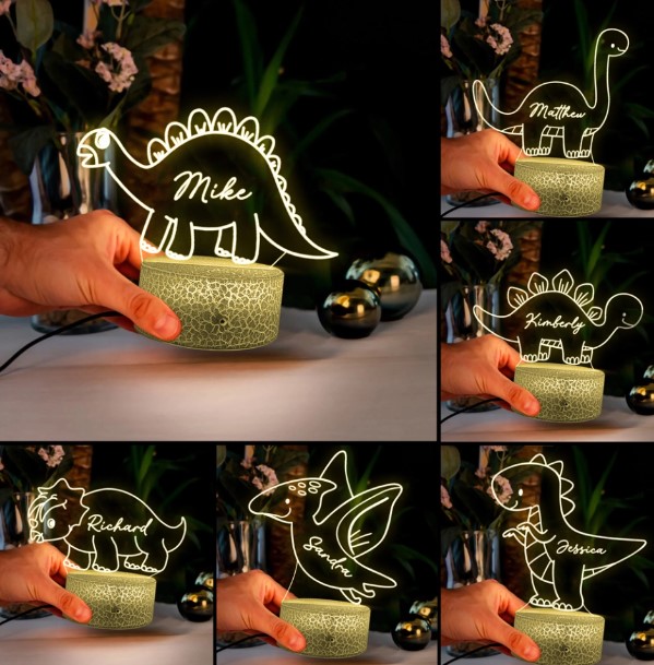 Custom Dinosaur Night Light