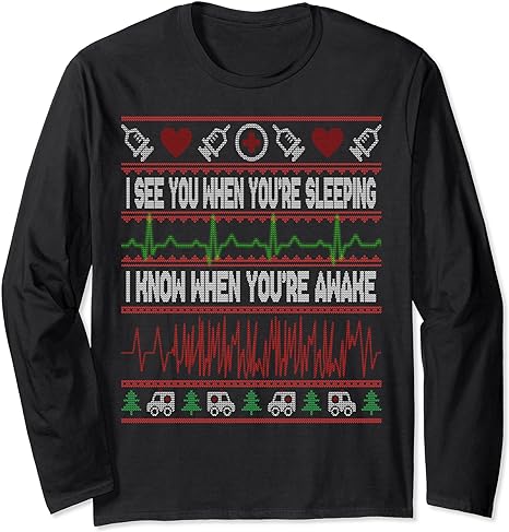 Tachy Nurse Ugly Christmas Sweater