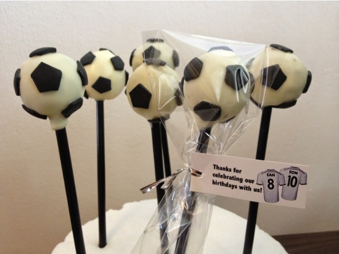 Soccer Cake Pops