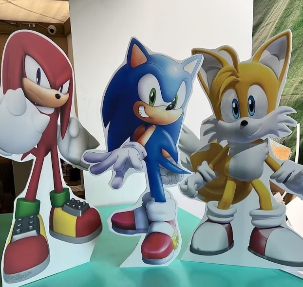 Sonic Cardboard Cutout