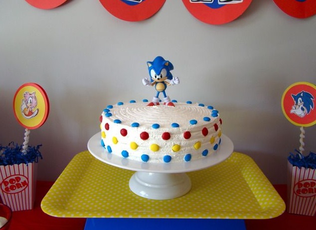 Amazing Sonic Decorated Cake