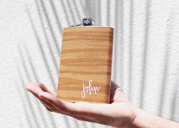 DIY Wood Grain Flask