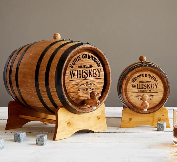 Personalized Whiskey Barrel